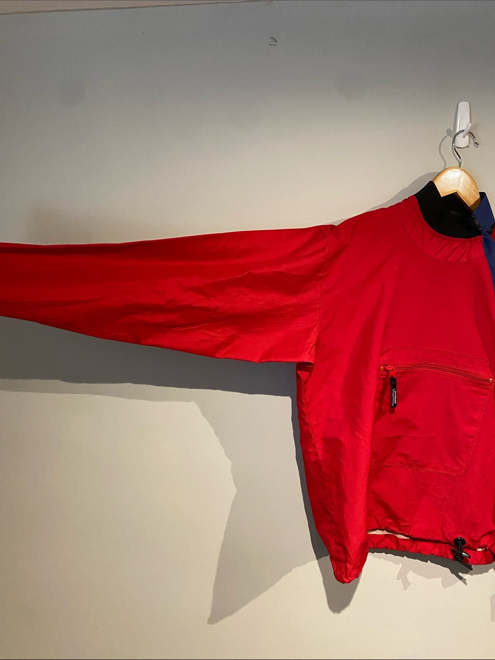 Patagonia Vintage 1997 Jacket Red Packable Windbreaker Pullover Anorak - Picture 10 of 16